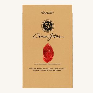 Cinco Jotas Presa pata negra (shoulder cut of acorn-fed pig) 100% Ibérico, pre-sliced 80 gr